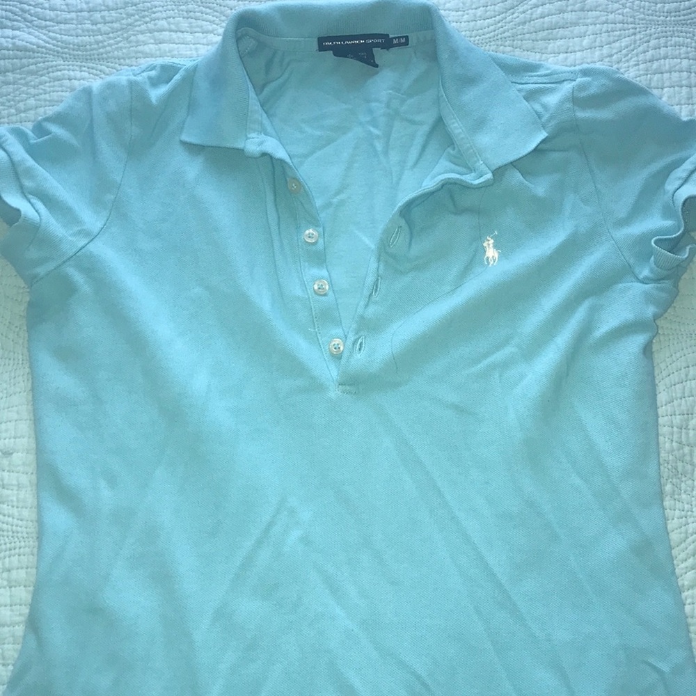 Light blue RALPH LAUREN tshirt dress